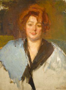 Retrato, provavelmente de Alice Millbank, a mãe dos artistas